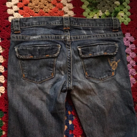 BEBE DENIM MID WASH BOOTCUT JEANS - Picture 6 of 7
